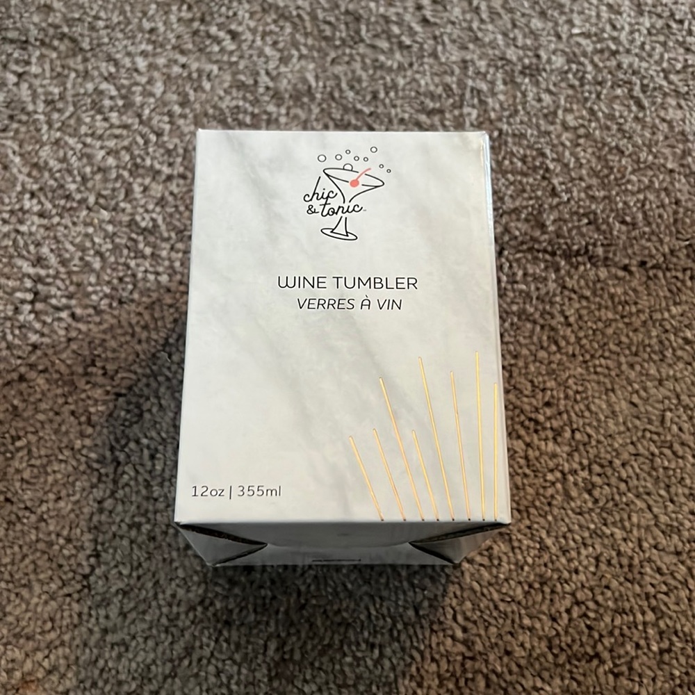 Wine Tumbler 4/$20